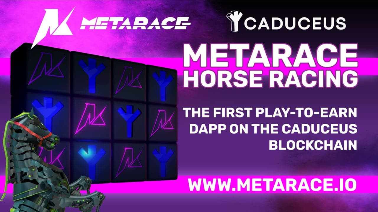 MetaRace Horse Racing, the First “Play to Earn” DApp on the Caduceus Blockchain