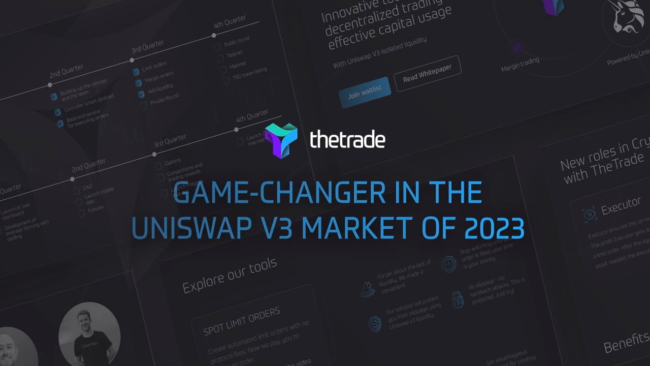 TheTrade Is a Game-Changer in the Uniswap V3 Market of 2023