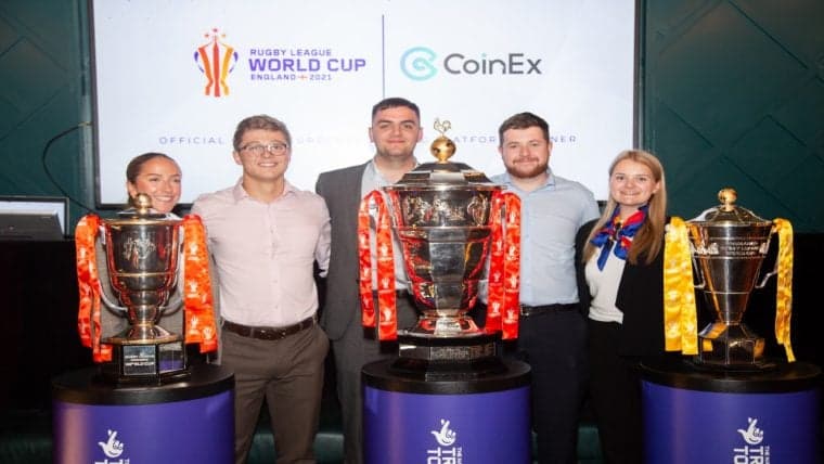 CoinEx, the Official Sponsor of RLWC 2021, Fires Up the Audience in Manchester