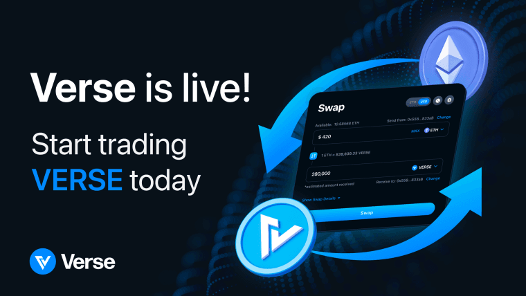 Bitcoin․com Completes VERSE $50M Token Sale, Launches Token on Verse DEX