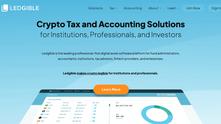 Leading Crypto Tax and Accounting Provider Ledgible Unveils New Design