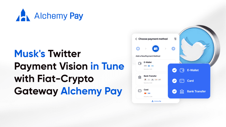 Musk's Twitter Payment Vision in Tune With Fiat-Crypto Gateway Alchemy Pay