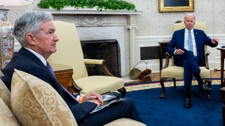 White House Says Biden Has 'Confidence' in Fed Chair Powell While Fedwatch Tool Predicts a 25bps Hike This Week