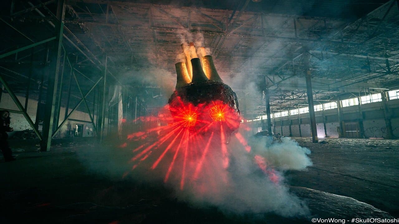 Greenpeace Unveils 'Skull of Satoshi' to Spark Debate Over Bitcoin's Environmental Impact; Creator Clarifies It 'Wasn't Meant to Be Anti-Bitcoin'