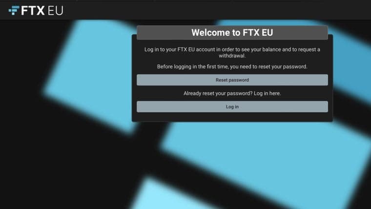 FTX EU Launches New Website for Withdrawals as Subsidiary Starts Returning Funds to Customers