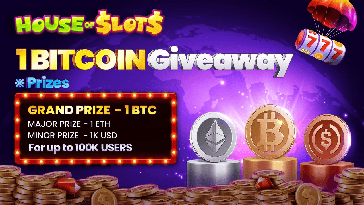 Massive Gaming Celebrates Global Launch of House of Slots With Unprecedented 1 Bitcoin Giveaway Free Bonus Event