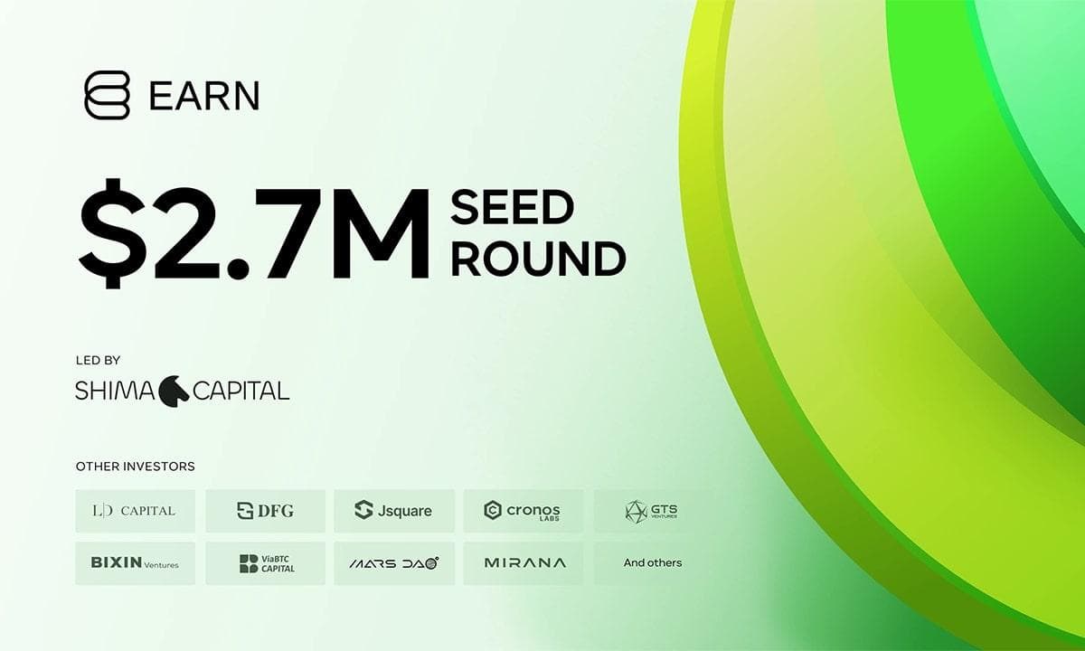 Earn Network Raises $2․7M in Seed Funding to Further Develop the Marketplace for Liquid Investments