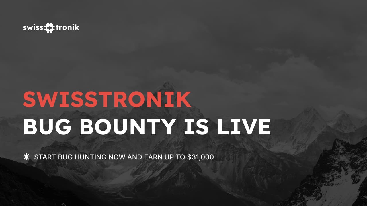 $31,000 Per Reported Bug Up For Grabs In Swisstronik’s New Bug Bounty Program