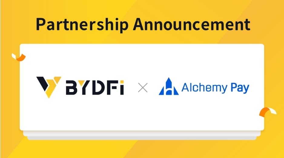 BYDFi Integrates Alchemy Pay's On and Off-Ramp Solution, Making Crypto Trading Effortless