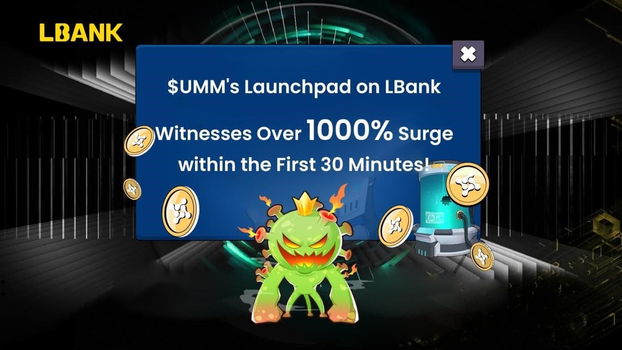 $UMM's Launchpad on LBank Witnesses Over 1000% Surge within the First 30 Minutes