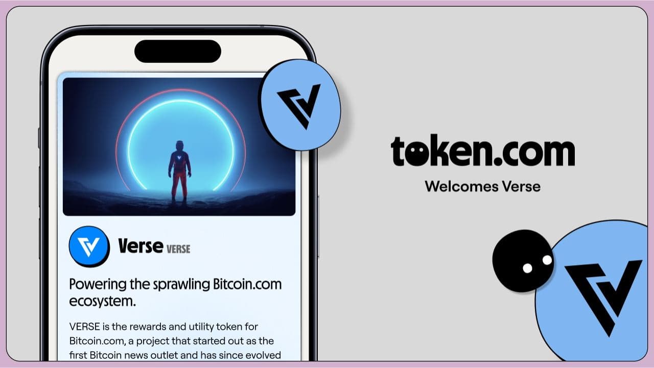 token․com to Add Support for Bitcoin․com’s VERSE Token