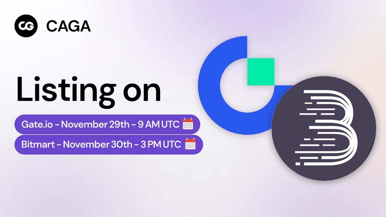 CAGA Crypto's Quantum Leap: Liquid Staking, Governance, and Listings on Gate.io and Bitmart