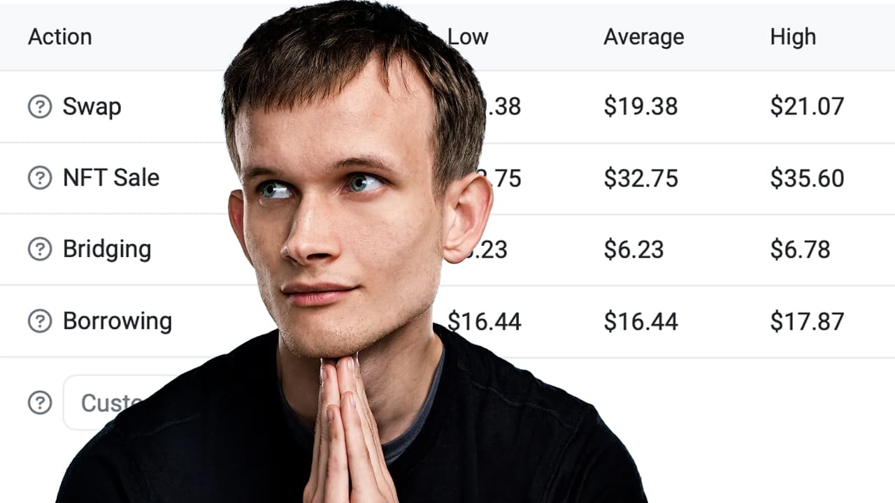 Vitalik Buterin reflexiona sobre la visión menguante de Web3 ante el aumento de las tarifas de transacción