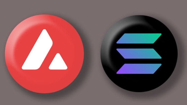 Токены Смарт-Контракта Solana и Avalanche Растут, Приближаясь к BNB и Ethereum