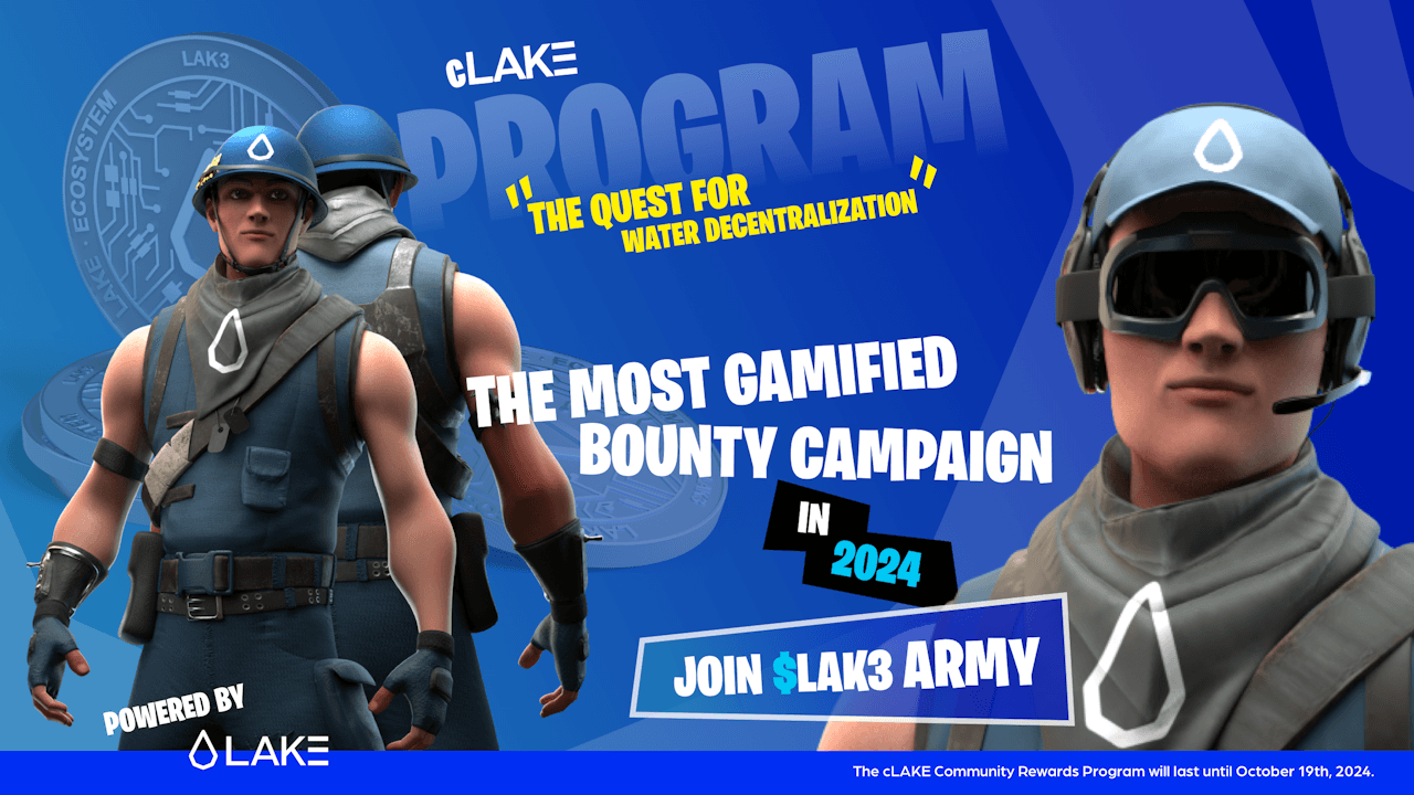 Launch of cLAKE Community Program – Ambitious Gamified Bounty Campaign in Web3