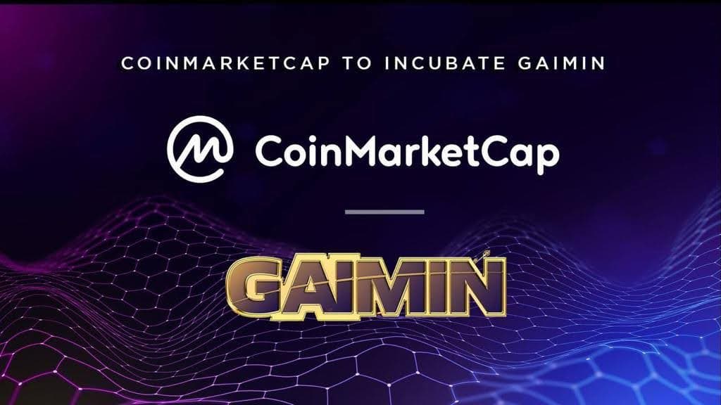 CoinMarketCap Announces Gaimin’s GMRX Token to Be Incubated by CMC Labs in a Historic First