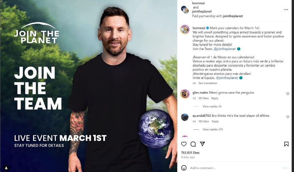 The Countdown to Messi’s RWA Reveal on the Planet ReFi Network Commences