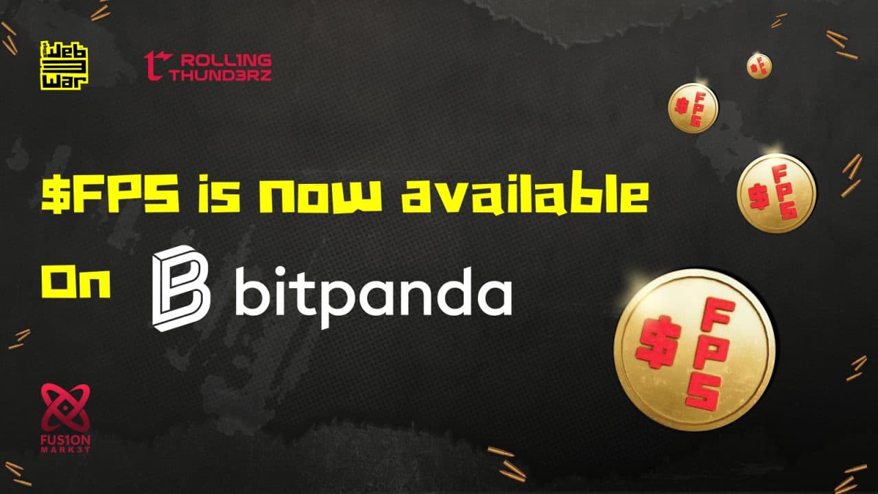 Web3War®’s $FPS Token Is Available on Bitpanda, One of the Most Popular European Crypto Exchanges