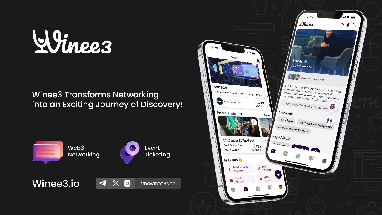 Winee3 Transforms Professional Networking for the Web3 Generation