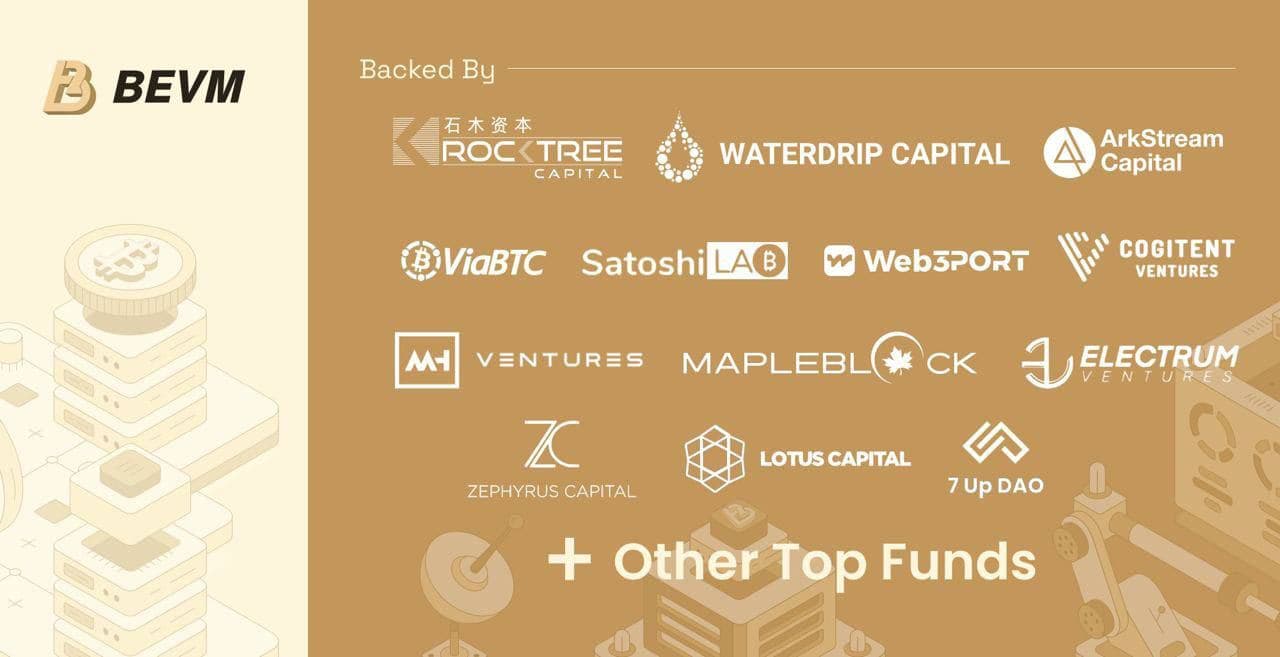 BEVM Bitcoin Layer2 Closes Seed Round with RockTree Capital, Sathoshi Lab and 20 Others