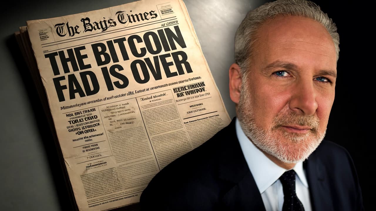 L'economista Peter Schiff dichiara 'La moda del Bitcoin è finita' mentre i prezzi dell'oro salgono