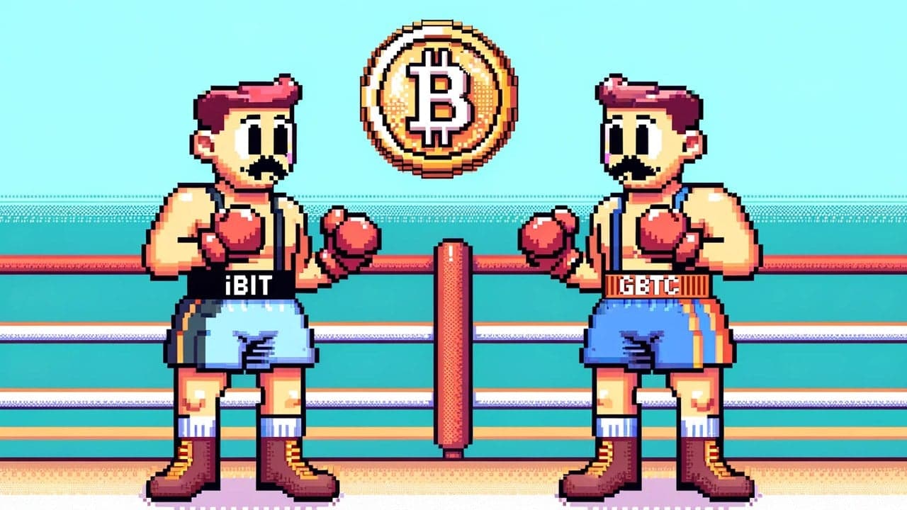 Резервы биткойнов Blackrock приближаются к резервам Grayscale в GBTC