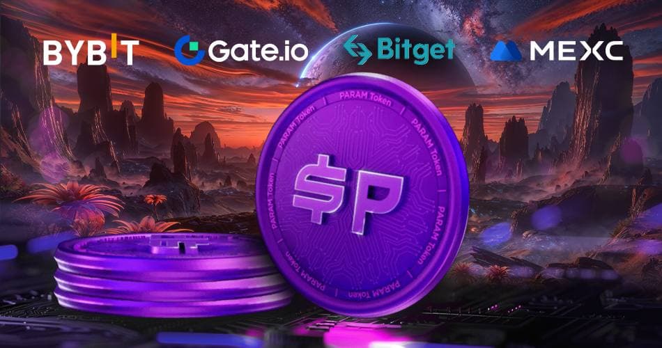 Param Labs Lists on Bybit, Gate.io, BitGet and MEXC