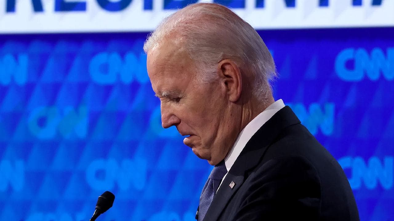 Les paris sur le retrait de Biden sur Polymarket montent à 50% alors que la retraite à Camp David alimente les spéculations