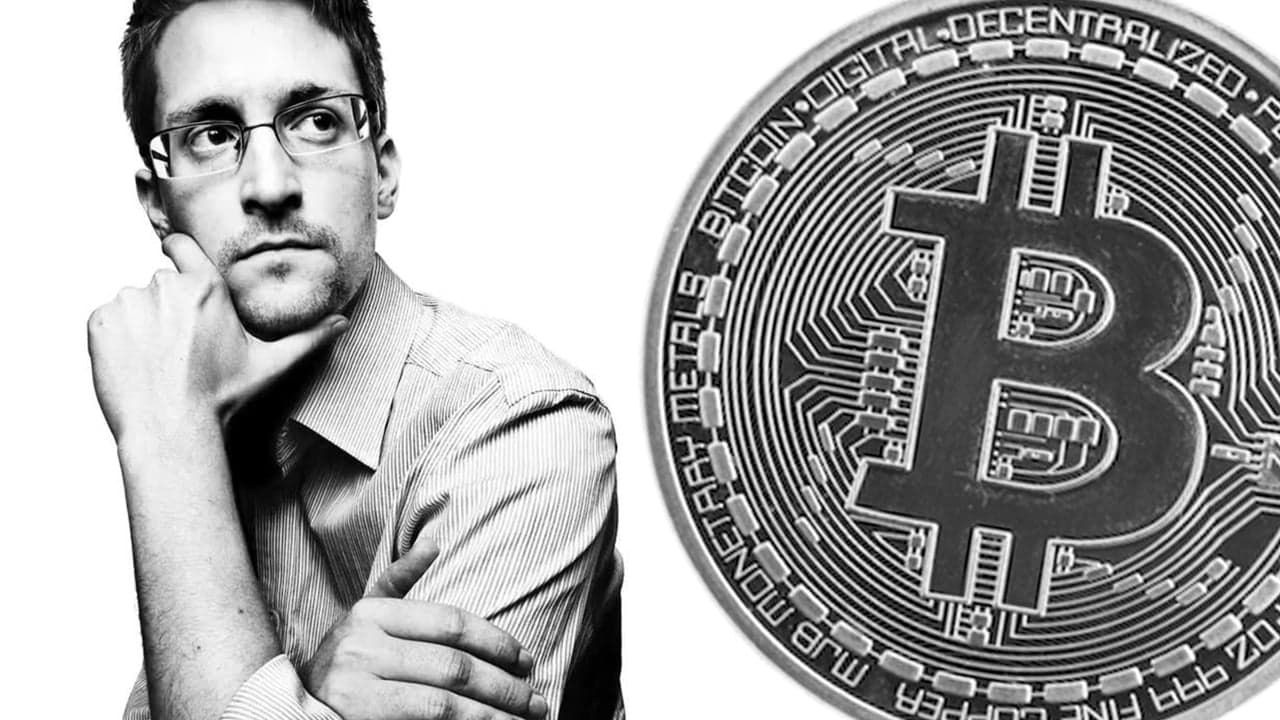 Edward Snowden sui fermi di negoziazione del NYSE: 'Bitcoin lo risolve'