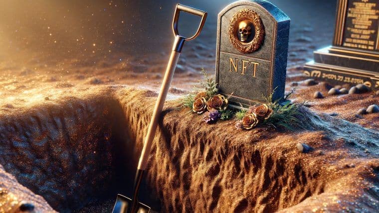 Las ventas de NFT disminuyen nuevamente: Ethereum lidera mientras el mercado cae un 7.03%