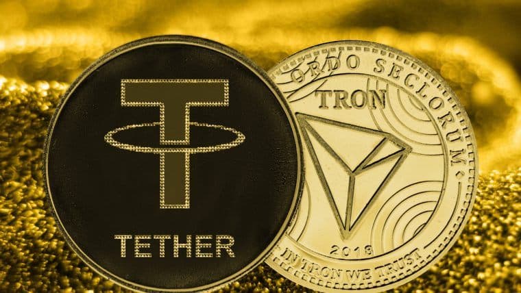 Объем Tether на Tron соперничает с ежедневными транзакциями Visa на фоне спада на криптовалютной рынке