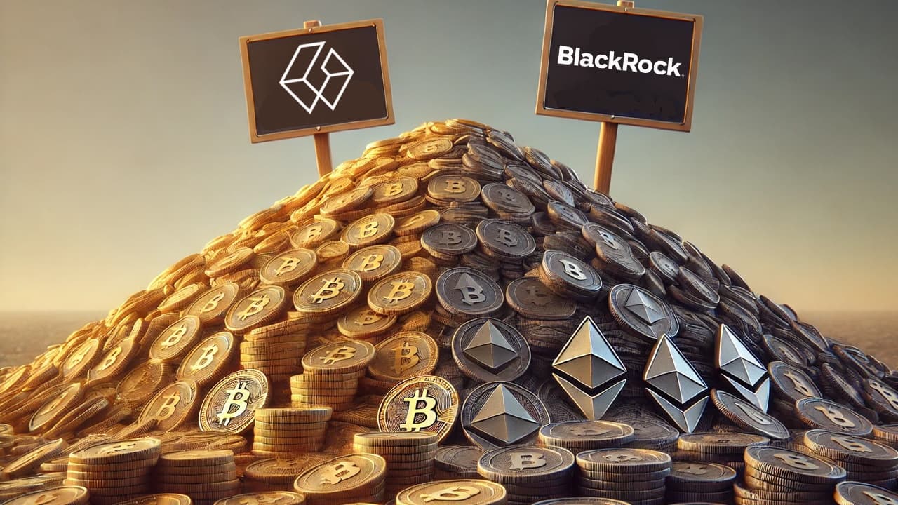 Blackrock nähert sich an, Grayscale bei Onchain-Krypto-Assets zu übertreffen