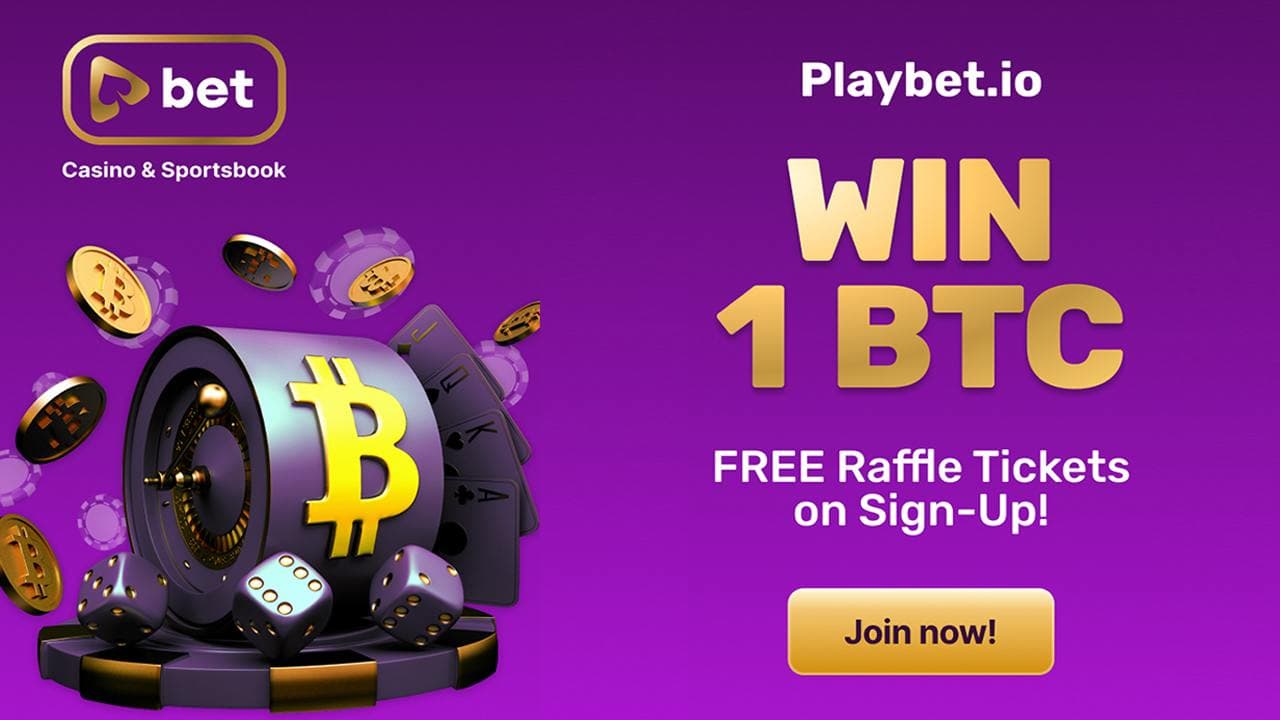 Playbet.io Announces "Win 1 BTC" Raffle: A Chance to Win Big