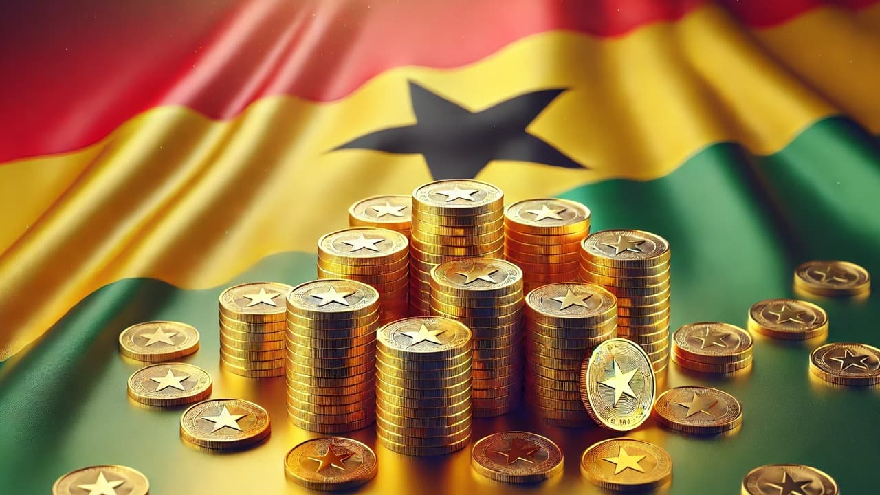 Ghana lanza moneda de oro con precio en moneda local