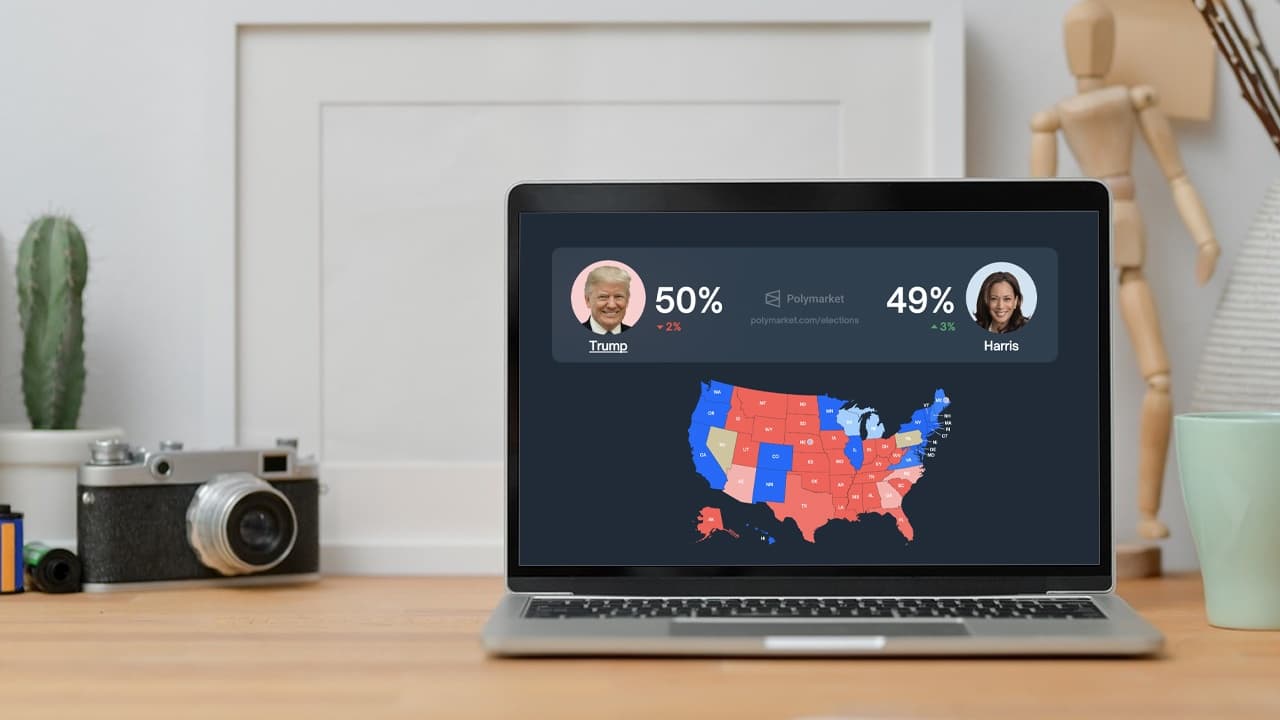Trump e Harris Empatados Após Debate Acalorado, Mostra Polymarket