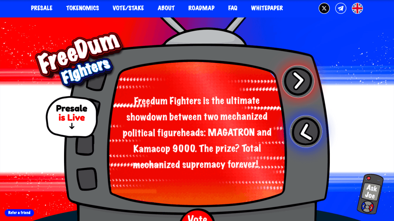 Nuevo Criptomoneda ICO FreeDum Fighters Recauda $225,000 en el Fin de Semana de Apertura