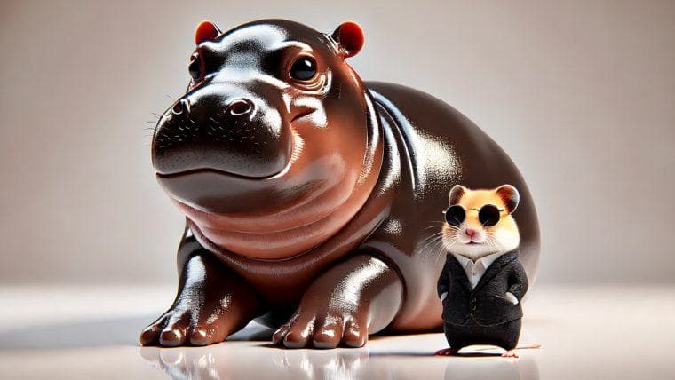 Dopo l'Impennata Iniziale, MOODENG Scende del 45,6%; Hamster Kombat Cala del 51% dal Picco