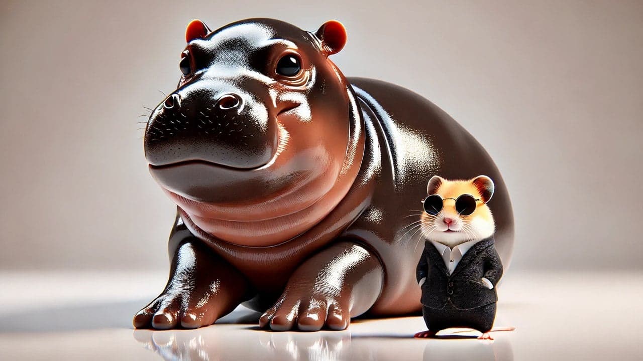 Após Surto Inicial, MOODENG Cai 45,6%; Hamster Kombat Cai 51% do Pico