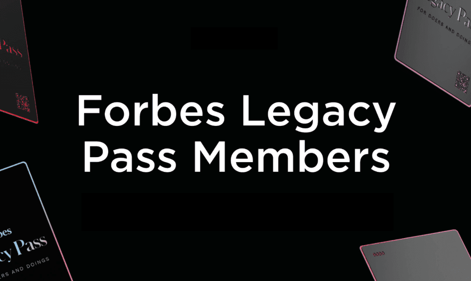 Forbes Web3 Celebrates Innovation: Legacy Pass Members Showcased in the Forbes Magazine