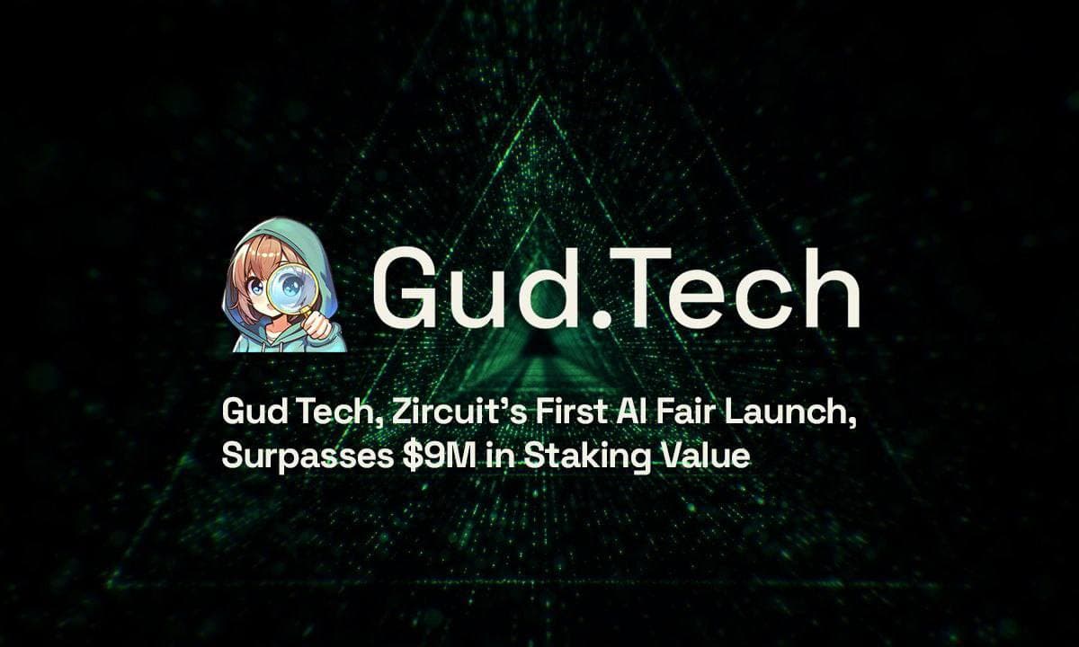 Gud Tech，Zircuit 的首个 AI 公平发布，质押价值超过 900 万美元