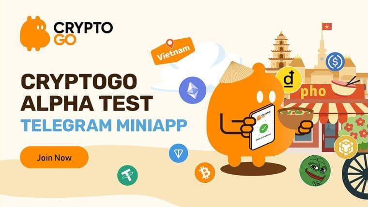 越南 CryptoGo Alpha 测试 – 测试加密支付并赚取独家奖励