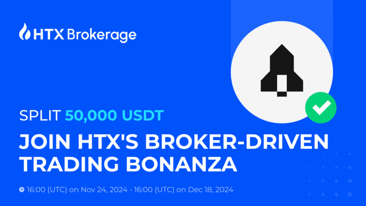 HTX представляет Broker-Driven Trading Bonanza с призовым фондом 50,000 USDT в честь праздничного сезона.