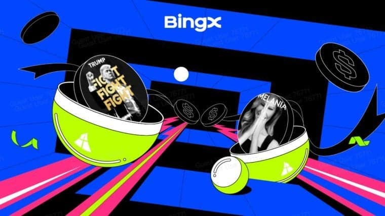 BingX在上线$TRUMP和$MELANIA交易对方面处于领先地位