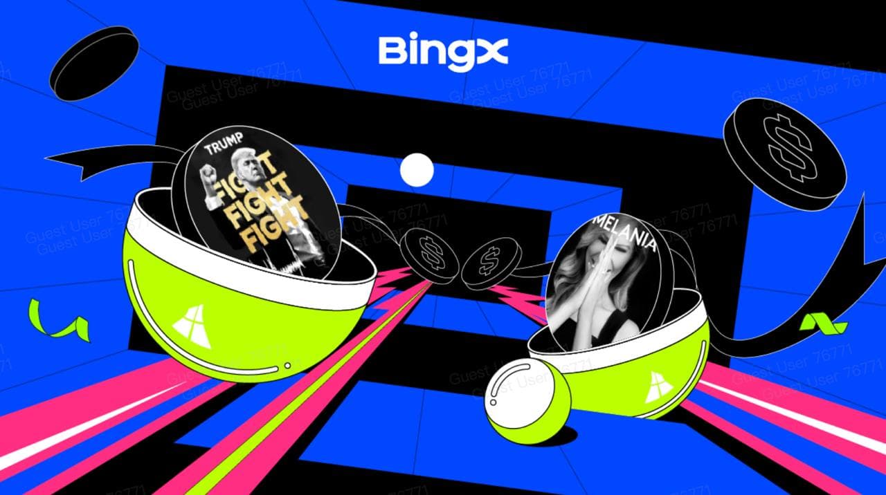 BingX在上线$TRUMP和$MELANIA交易对方面处于领先地位