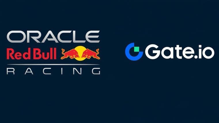 Gate.io Becomes Exclusive Crypto Partner of Oracle Red Bull Racing