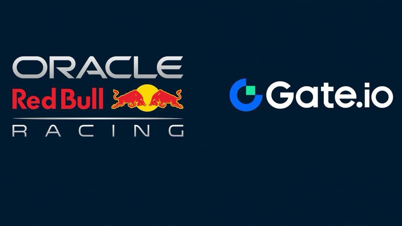 Gate.io Becomes Exclusive Crypto Partner of Oracle Red Bull Racing