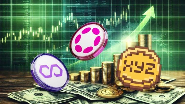 XYZ 眼看$800万预售目标突飞猛进，而POL和DOT则步履维艰