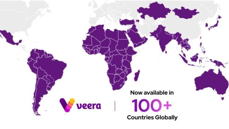 Veera的全球扩张：为超过100个国家的用户带来Web3访问