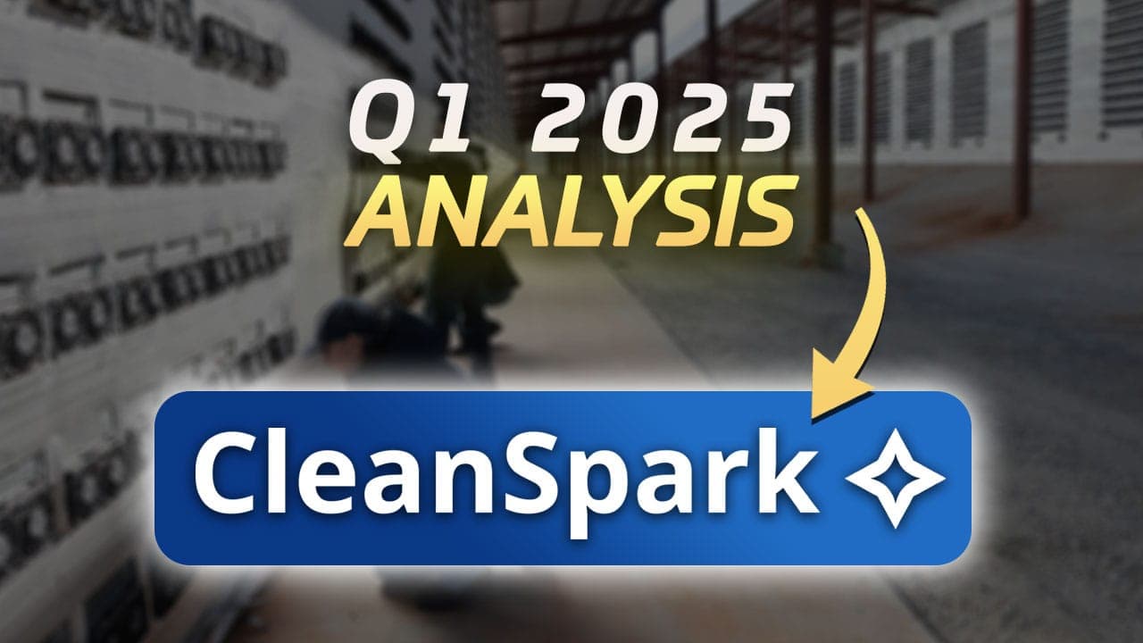 Analyse des résultats du premier trimestre fiscal 2025 de CleanSpark : Exécution solide, mais peu de réaction du titre