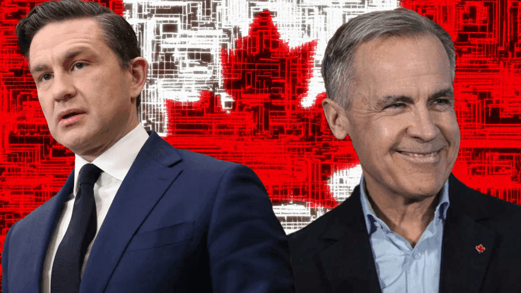 I mercati di previsione mostrano Poilievre e Carney impegnati in una lotta all'ultimo respiro per la leadership del Canada